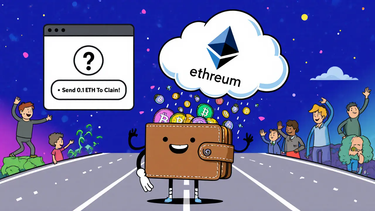 Qu'est-ce qu'un airdrop de cryptomonnaie ? Guide complet sur les mécanismes, types et risques