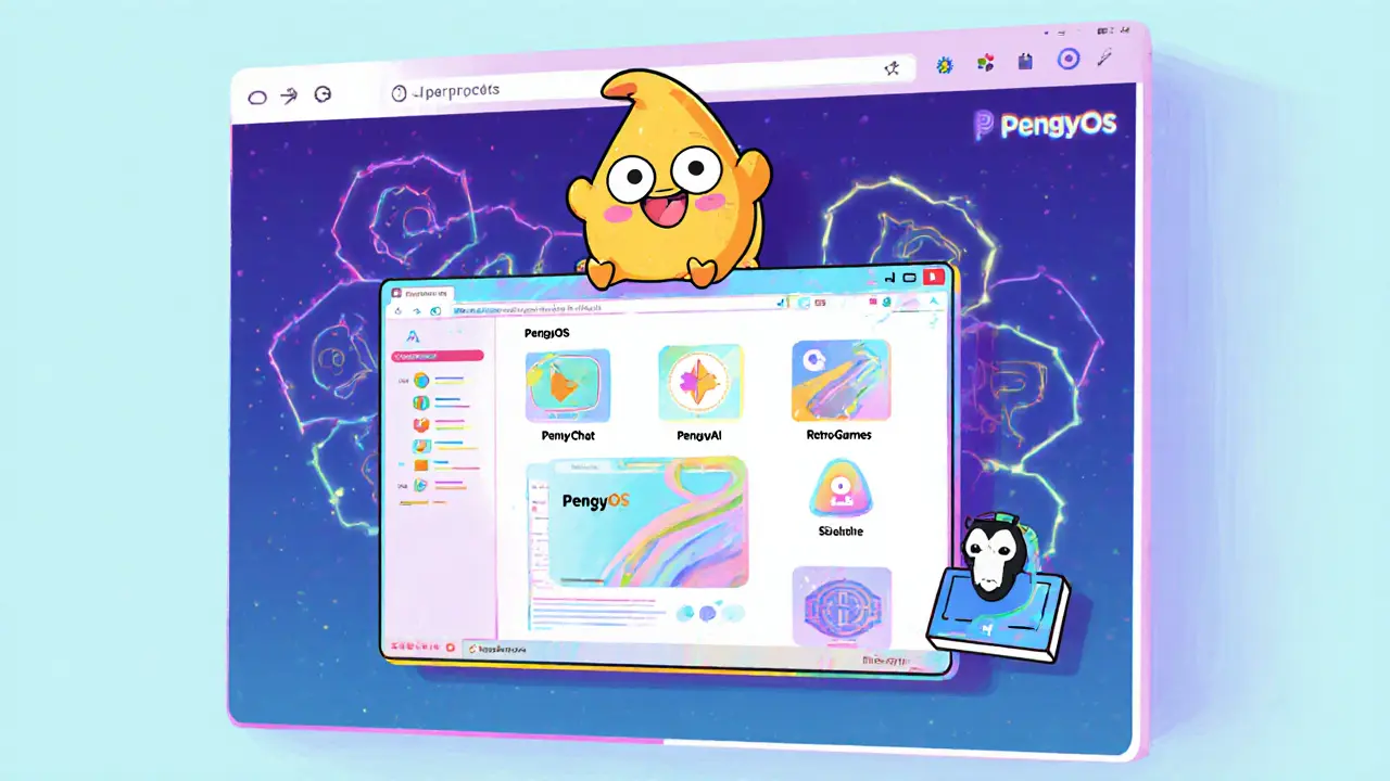 Qu'est-ce que Pengycoin (PENGY) ? Le coin meme qui simule un système d'exploitation complet