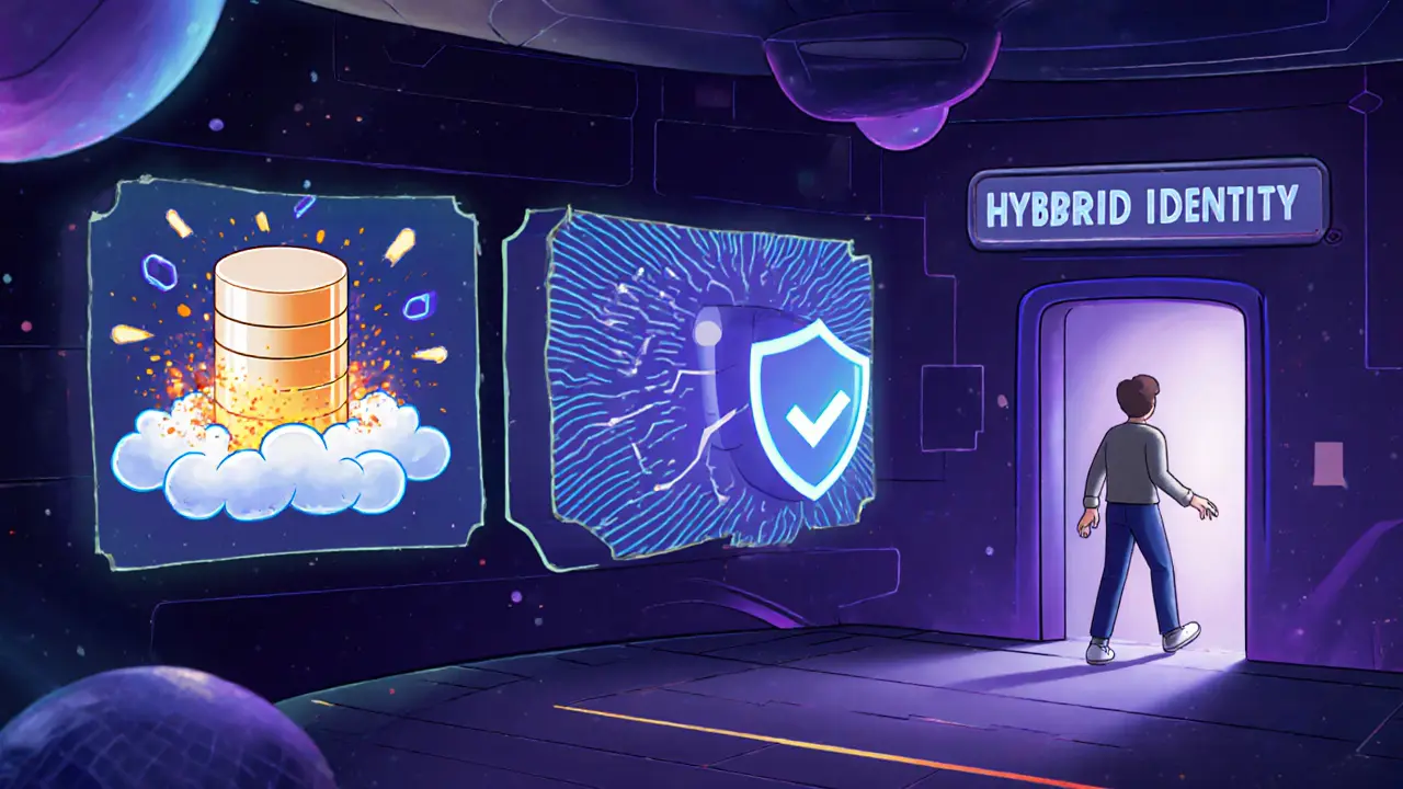 Un hub d&#039;identité compare trois systèmes : centralisé, public et hybride à preuve à connaissance nulle.