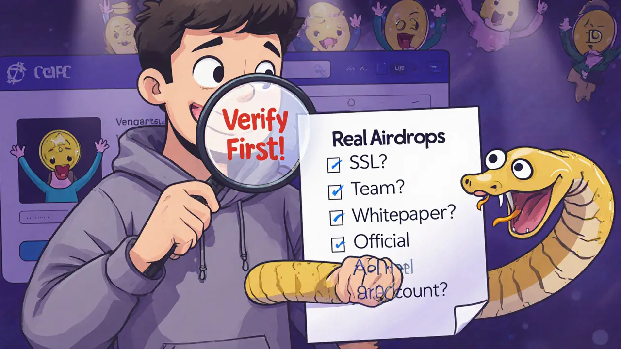 Un utilisateur vérifie un lien malveillant qui se transforme en serpent de phishing.