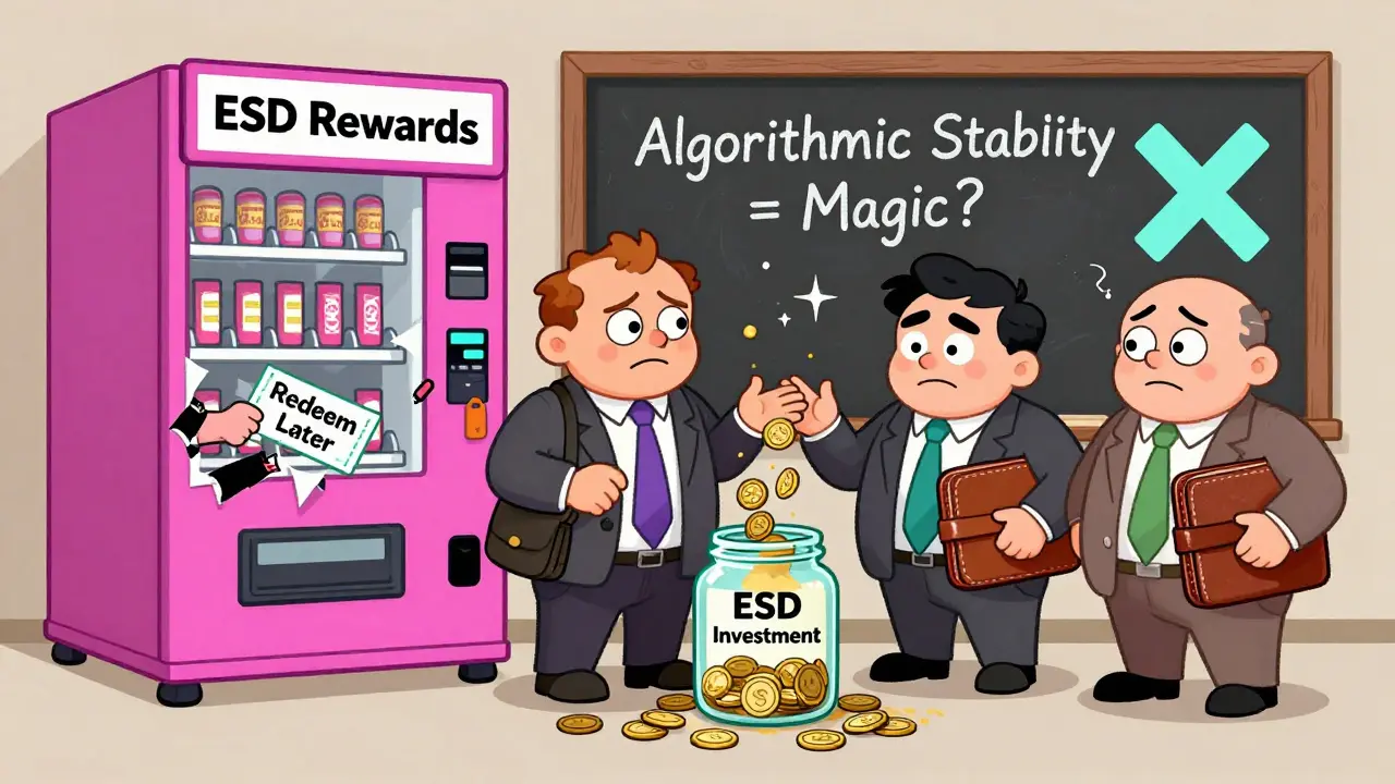 Des investisseurs étranges tentent de récupérer des récompenses d&#039;une machine cassée étiquetée ESD, avec des coupons qui s&#039;évaporent.