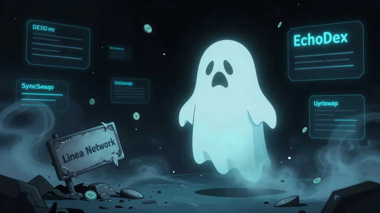 EchoDex : une bourse décentralisée sans liquide, sans avenir en 2025