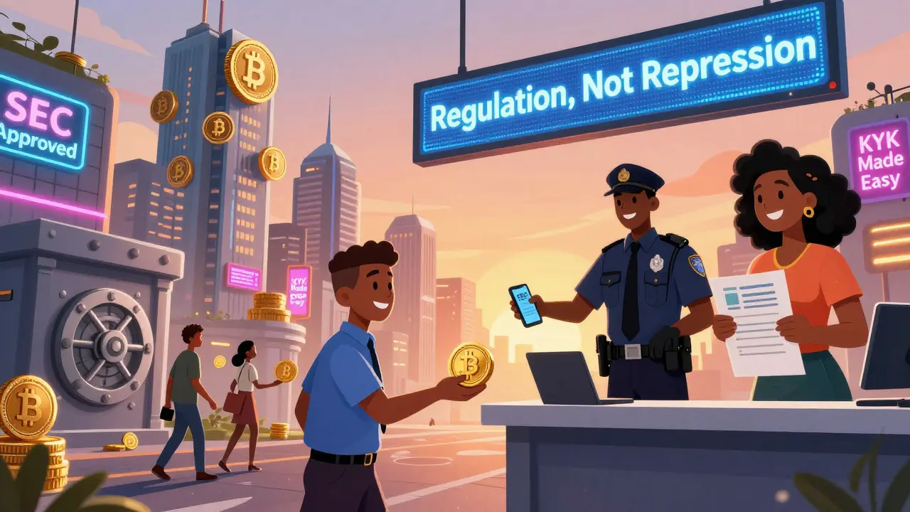 Une ville nigériane futuriste où les citoyens utilisent légalement les crypto-monnaies sous la protection de la SEC.