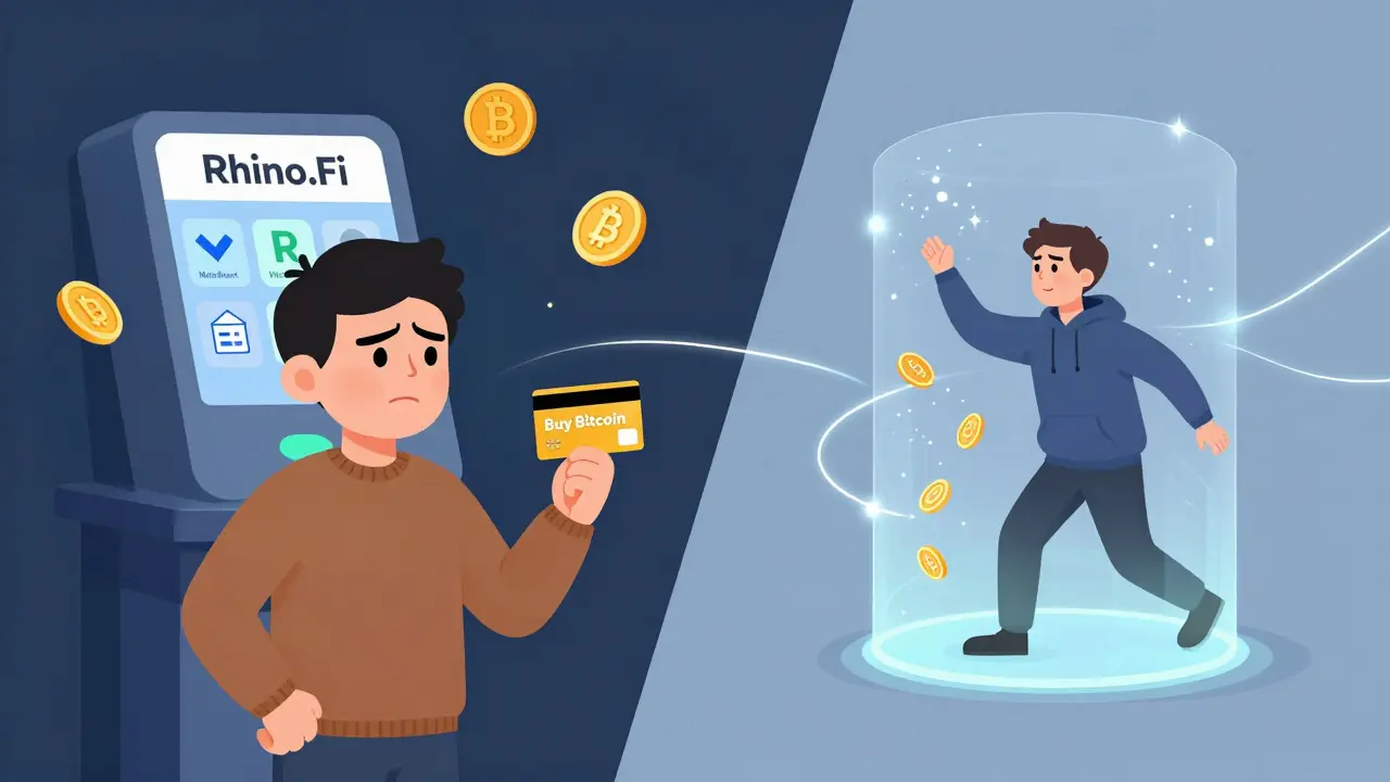 Un débutant perdu face à un échange décentralisé contre un utilisateur avancé qui échange facilement des stablecoins entre chaînes.