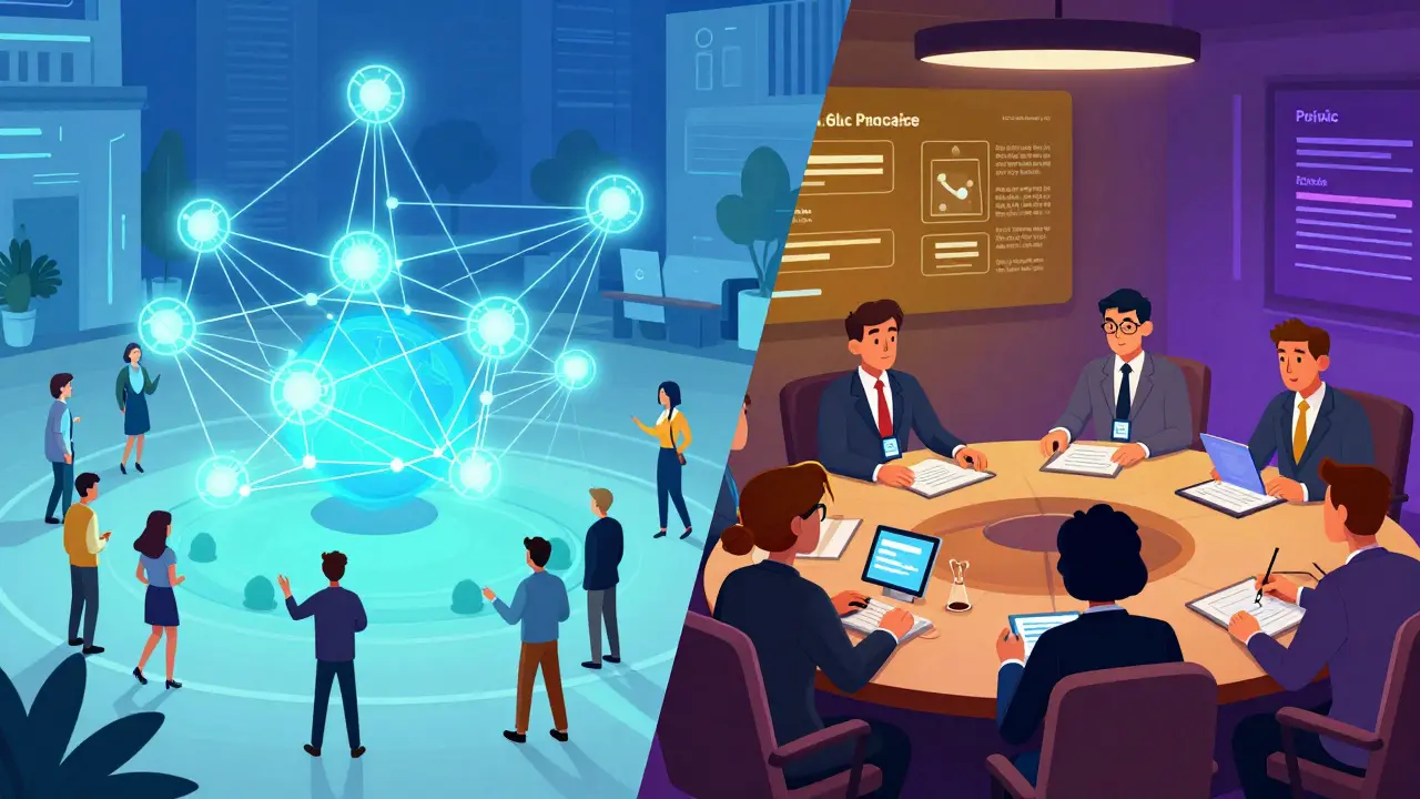 Blockchain Publique vs Privée : Guide de Comparaison Complet 2026