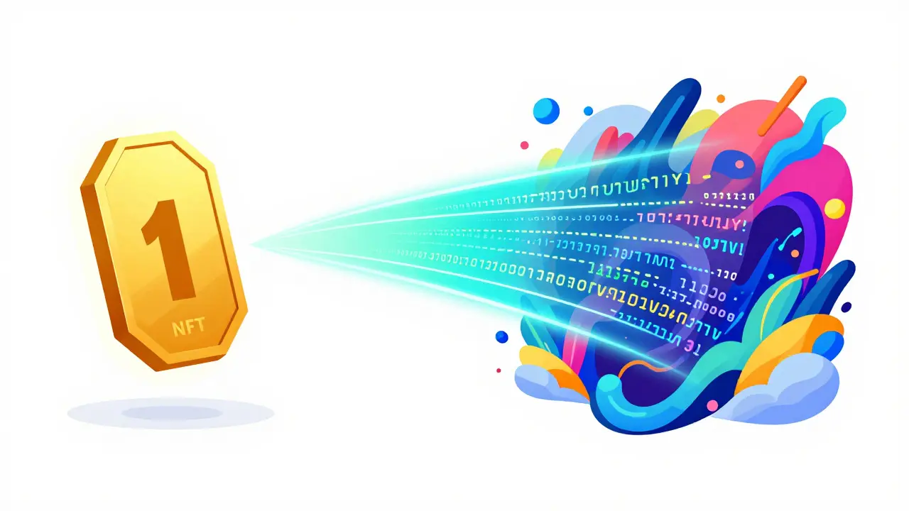 Comment les métadonnées NFT lient les jetons aux actifs numériques