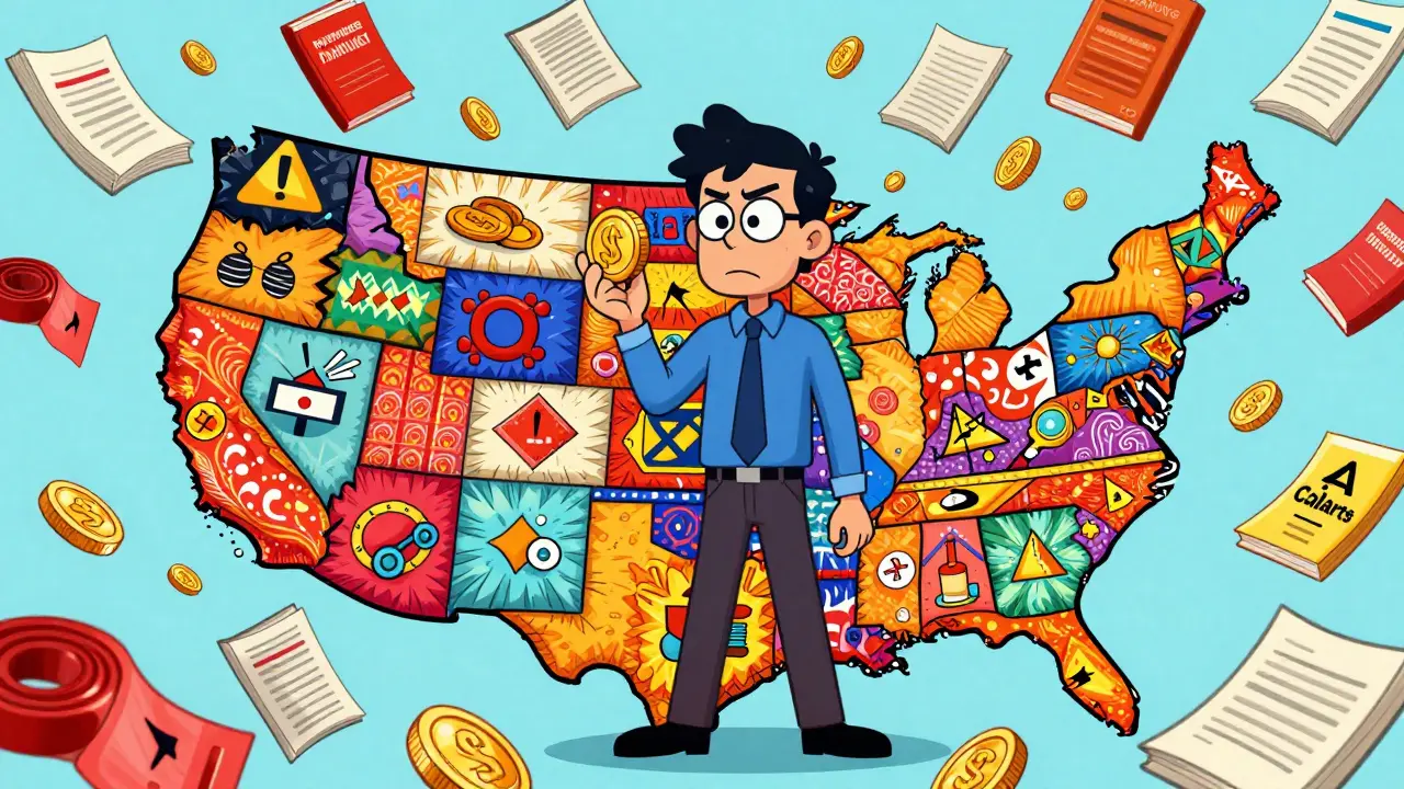 Réglementations crypto aux États-Unis : Le guide complet par État