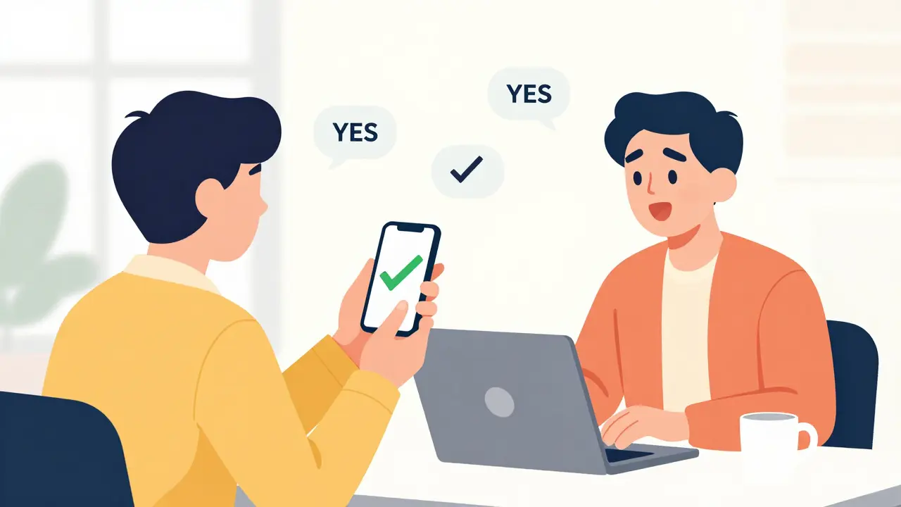 Un candidat et un recruteur utilisant une preuve numérique instantanée pour vérifier une compétence.
