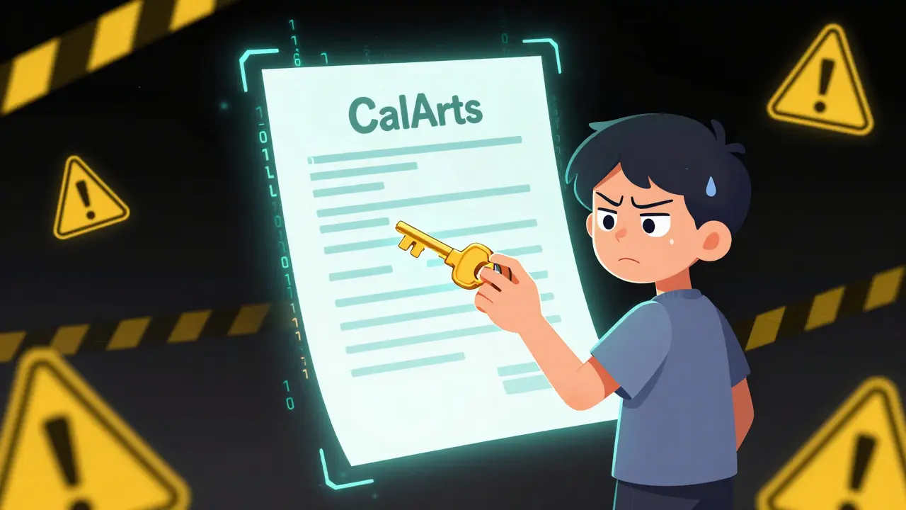 Utilisateur inquiet tenant une clé privée devant un contrat intelligent mystérieux.