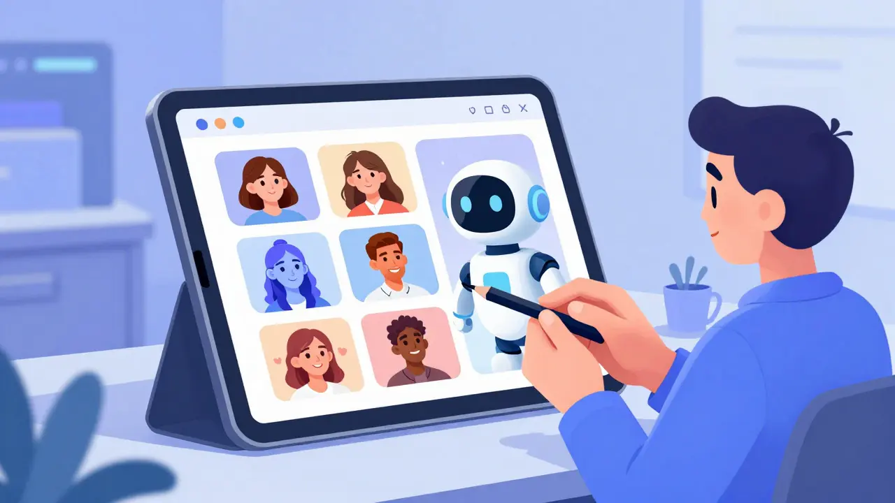 Créateur utilisant une IA pour lancer des NFT personnalisés facilement