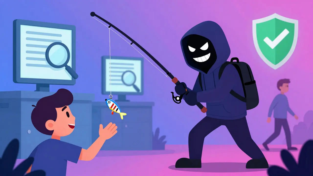 Illustration d'une arnaque de phishing liée à un airdrop