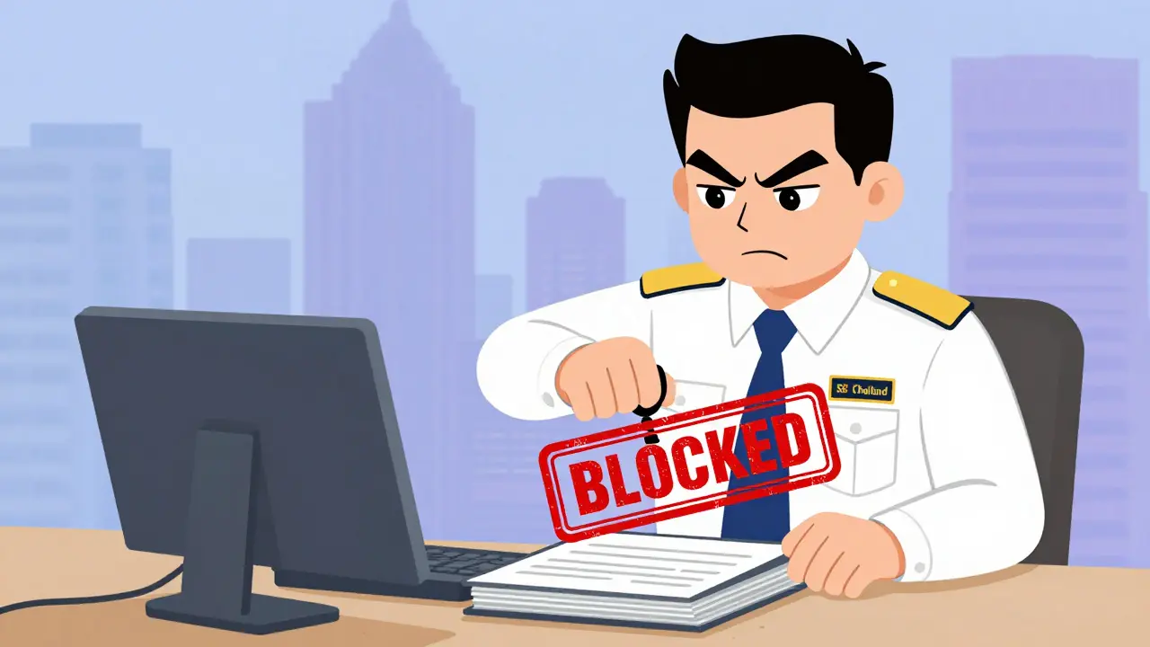 Sanctions crypto Thaïlande 2025-2026 : amendes, prison et blocages pour non-conformité