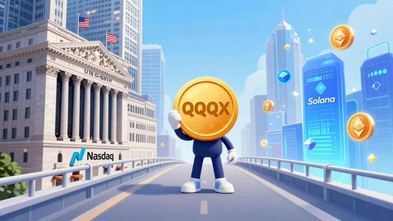 QQQX (xStock) : Guide complet de l'ETF Nasdaq tokenisé sur Solana et Ethereum