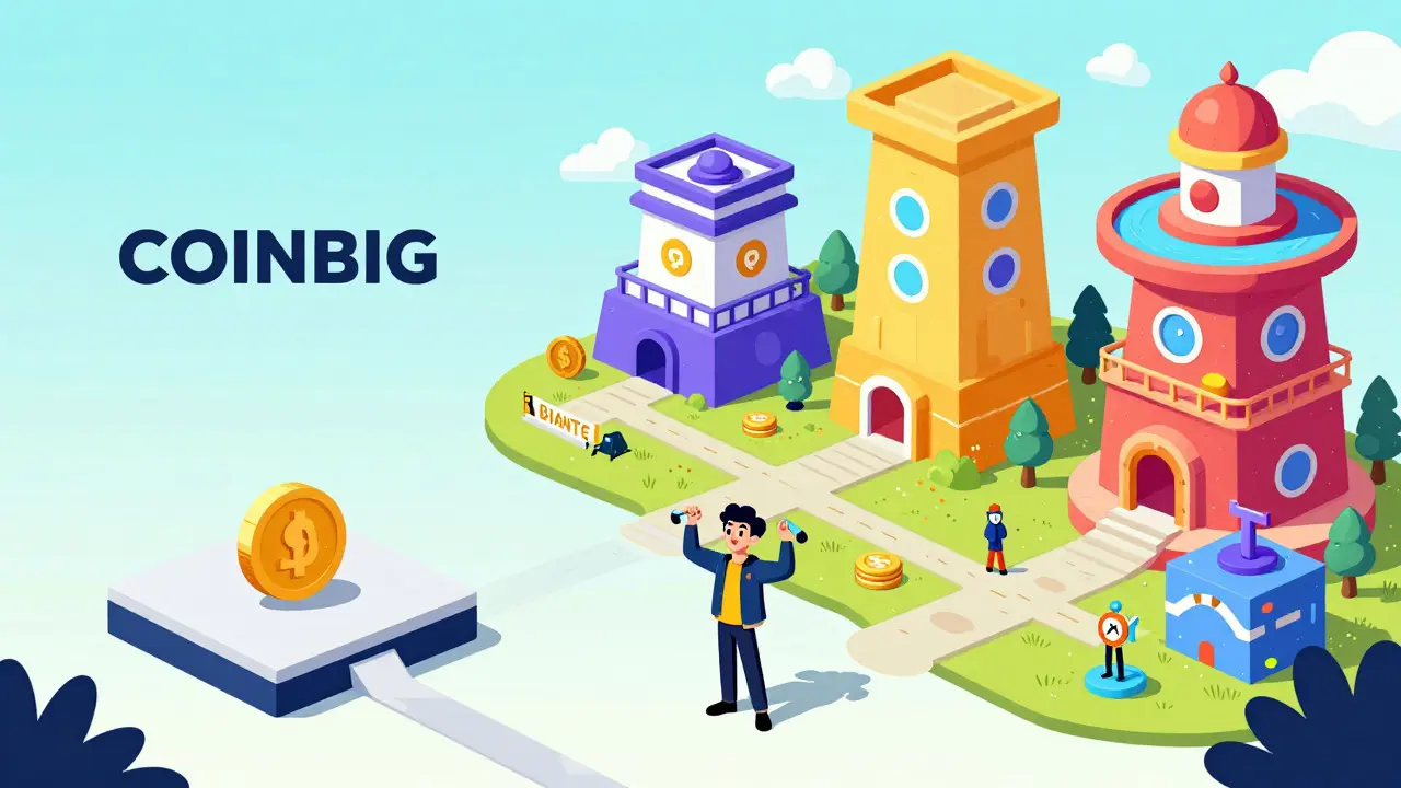 Comparaison visuelle entre une petite plateforme crypto et les grands échanges établis